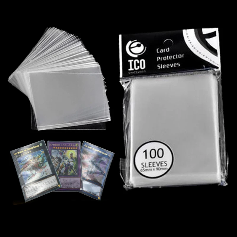 200pcs(2Packs) 65*90mm Card Sleeve Cards Protector Magic Killers of Three Kingdom Football Star Card