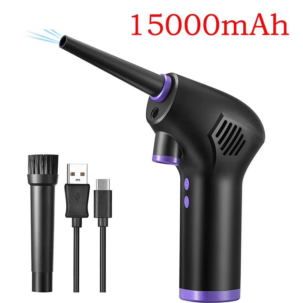 Cordless Air Duster Große Kapazität Tragbare Elektrische Tastatur Reiniger 15000mAH Wiederaufladbare