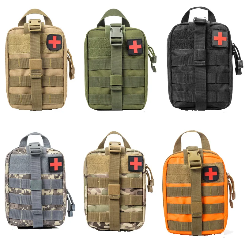Portable Tactical First Aid Kit Medical Bag For Hiking Travel Home Emergency Treatment Case Survival
