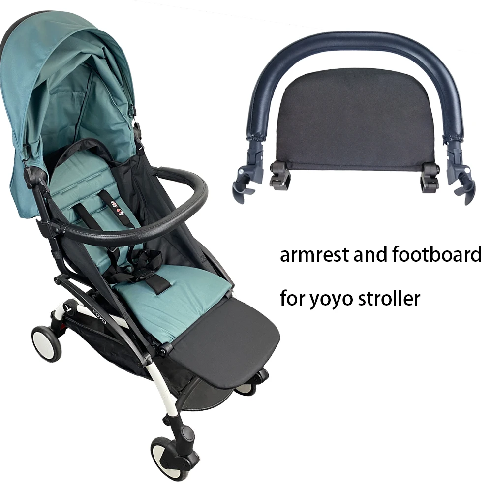 Baby Stroller Footboard & Leather Cloth Material Handle Bar Stroller Accessories For Babyyoya