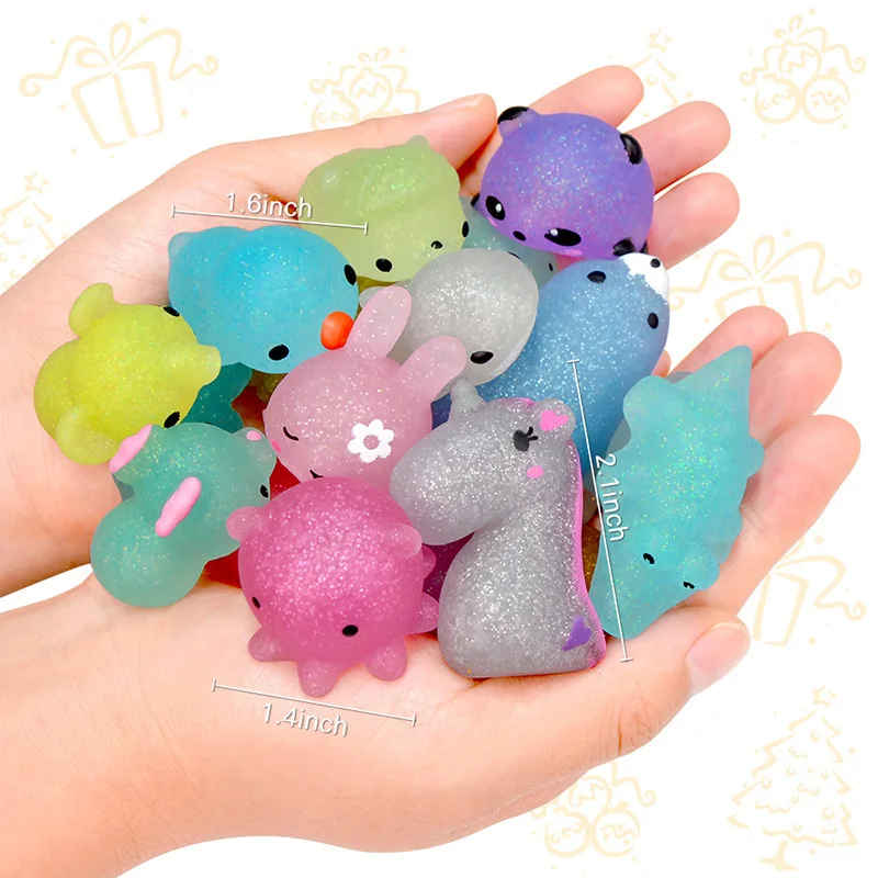 NEW Mochi Squishies Kawaii Anima Squishy Toys For Kids Antistress Ball Squeeze Party Favors  Stress