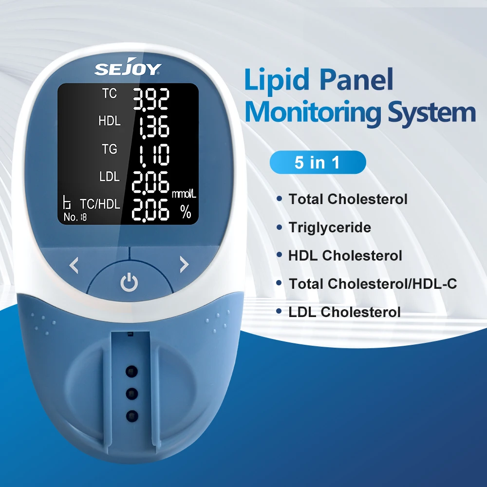 5 in1 Blood Lipid Analyzer Total Cholesterol (TC)&high density lipoprotein cholesterol (HDL)