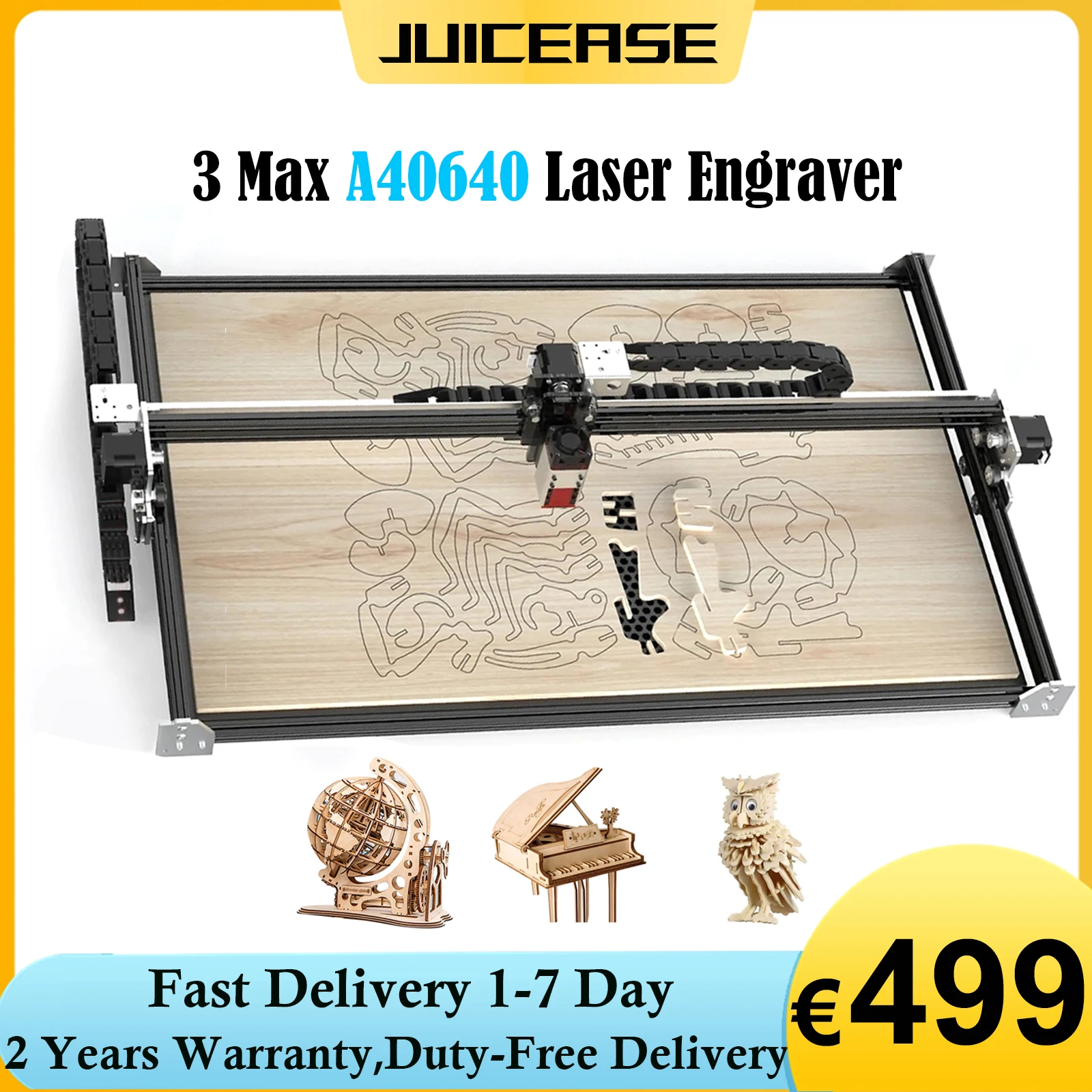 Neje 3 max a40640 cnc schneide maschine laser gravur maschine diy schneidwerk zeuge mit