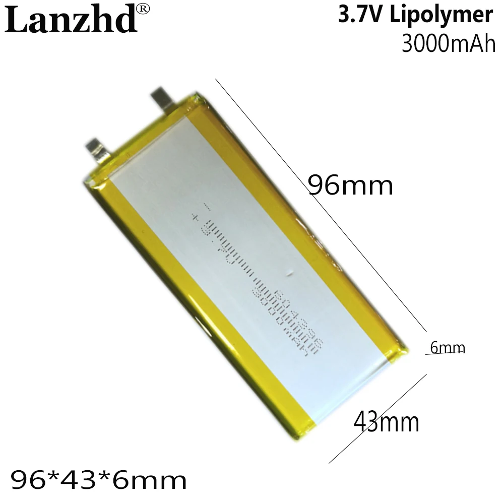 3.7 polymer bateria de lítio de polímero 3000mAh or ou carregamento walkie-alalkie robô inteligente
