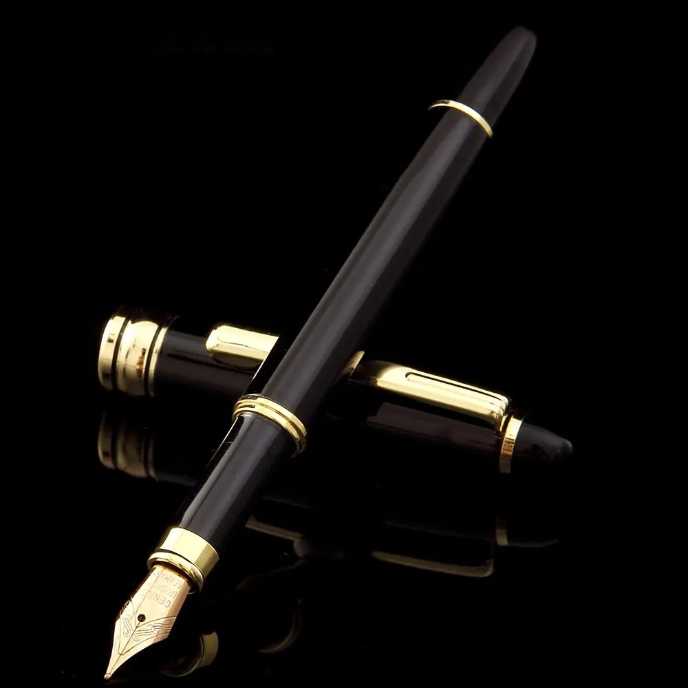 lassical Metal Black Fountain Pen Converter Calligraphy Pens for Writing Drawing Journal Business