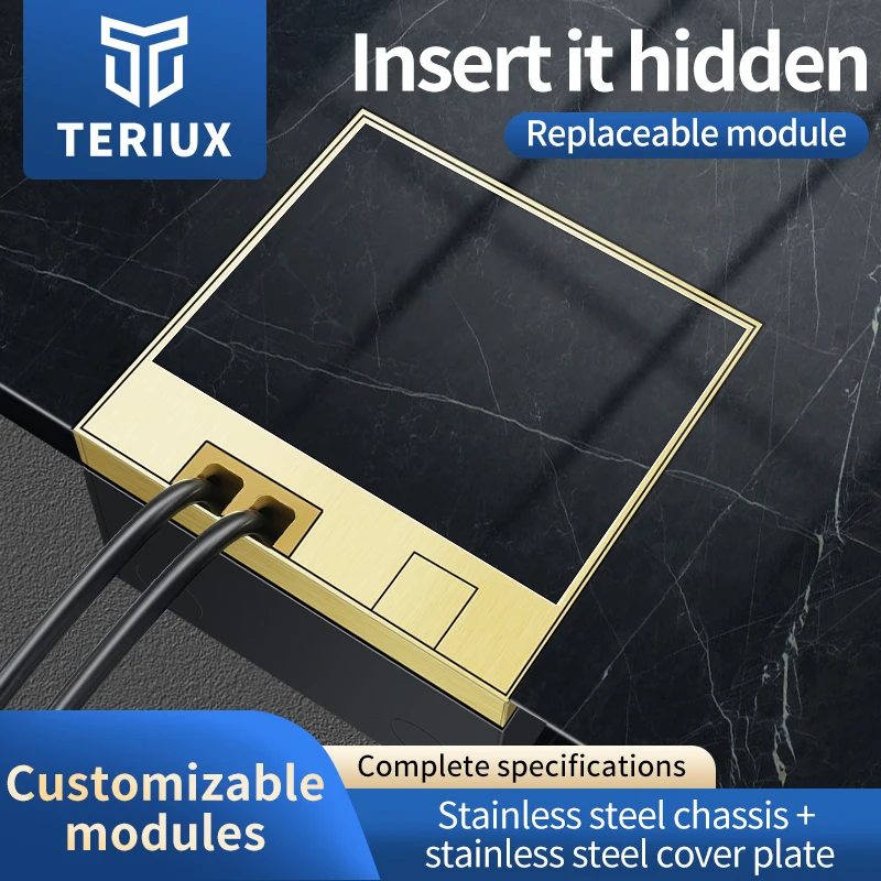 Factory Outlet Store Embedded Double EU Haushalts geräte Steckdose wasserdichte Bodens teckdose