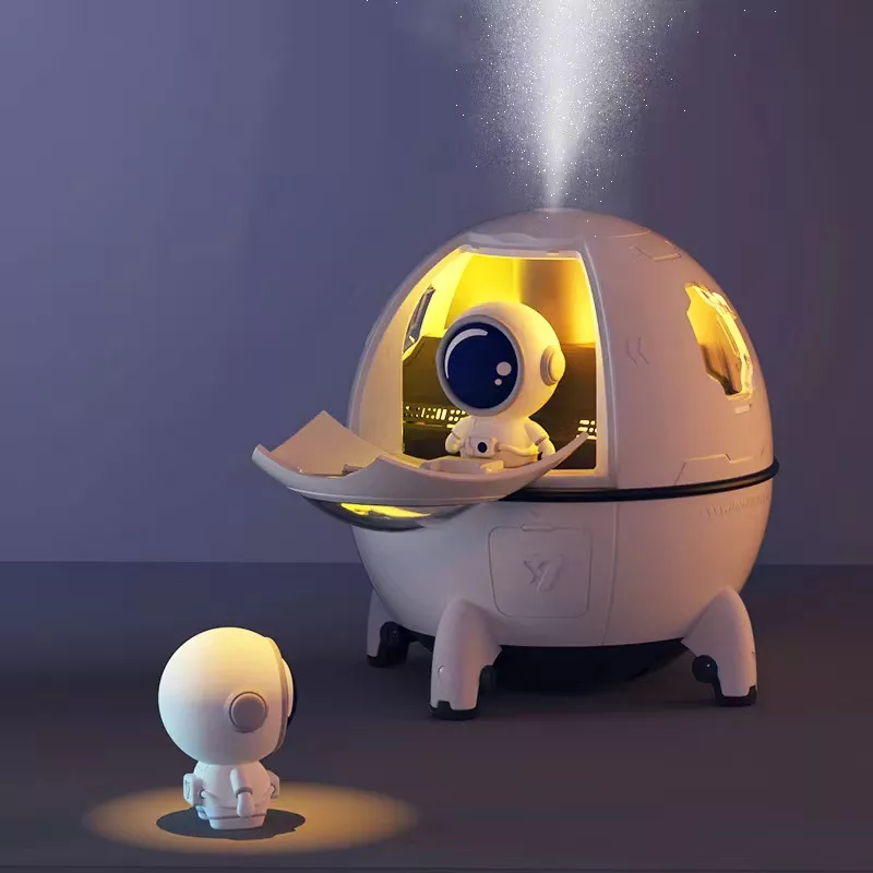 New Astronaut Air Humidifier 220ml With Night Light 1200mAh Battery  Rechargeable Home Aroma oil
