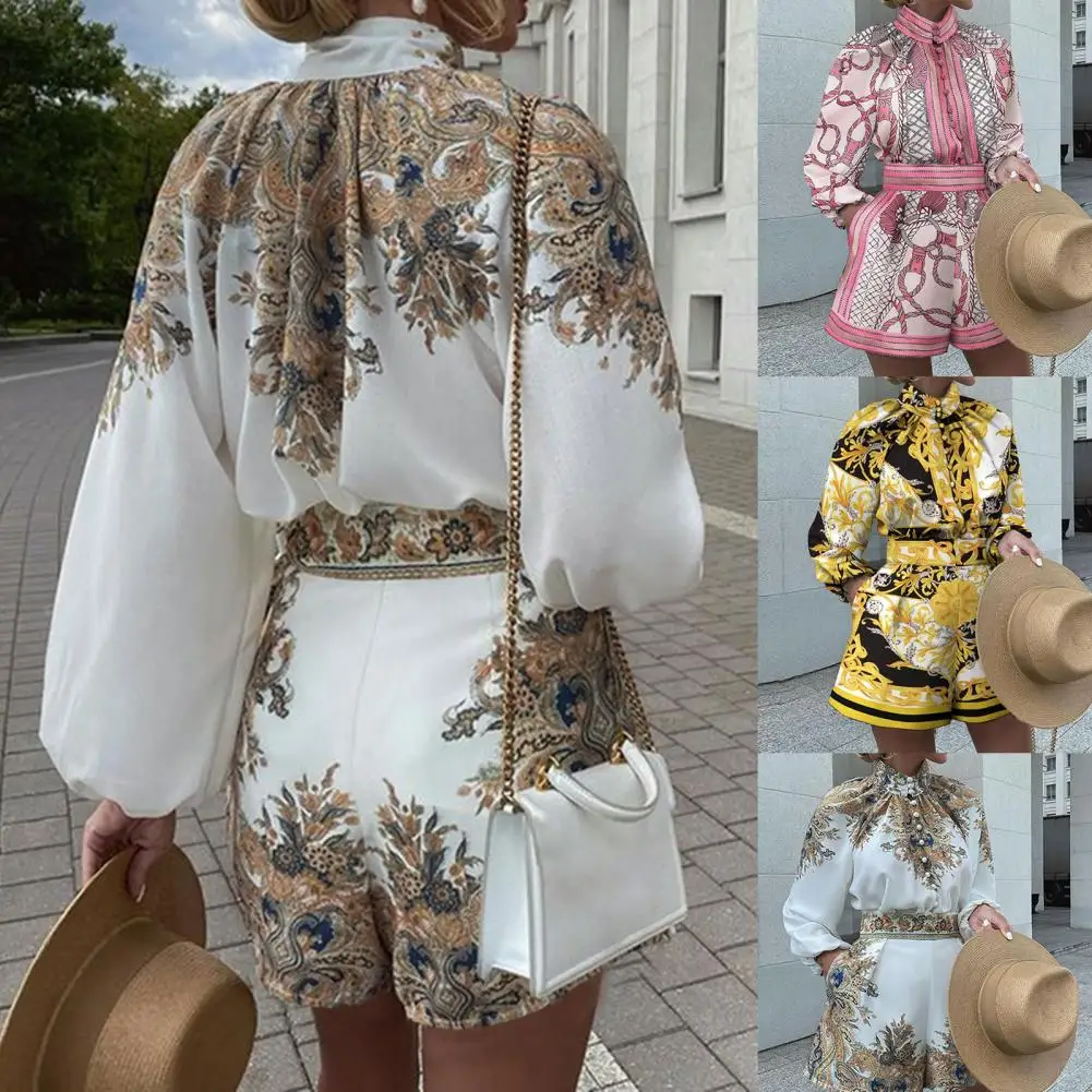 1 Set Temperament Women Outfit Elegant Office Lady Suit Single Breasted High Waist Single Breasted