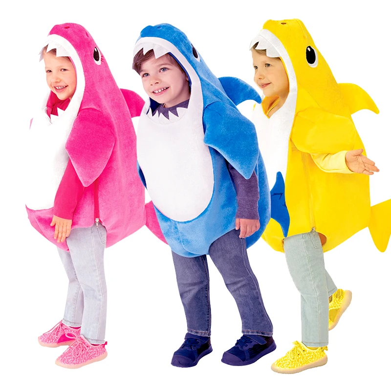 New Arrival Child Unisex Toddler Family Shark Cosplay Costume Halloween Carnival Party For Kids
