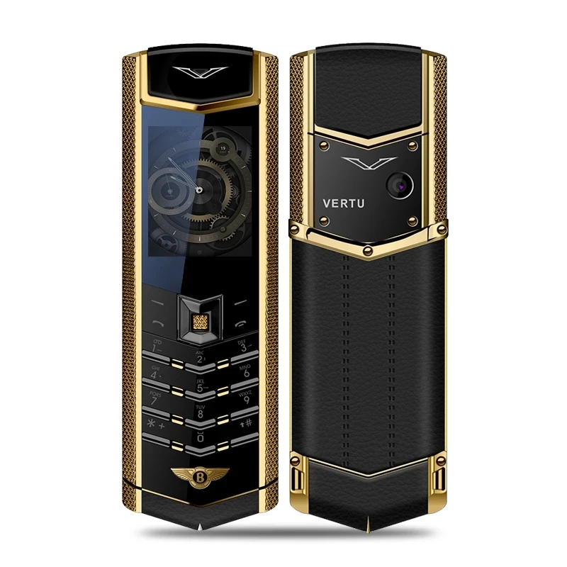Metal Body Luxury Bar Phone K9 Dual Sim Bluetooth Dialer Senior Mobile Cellphone Invisible Keyboard