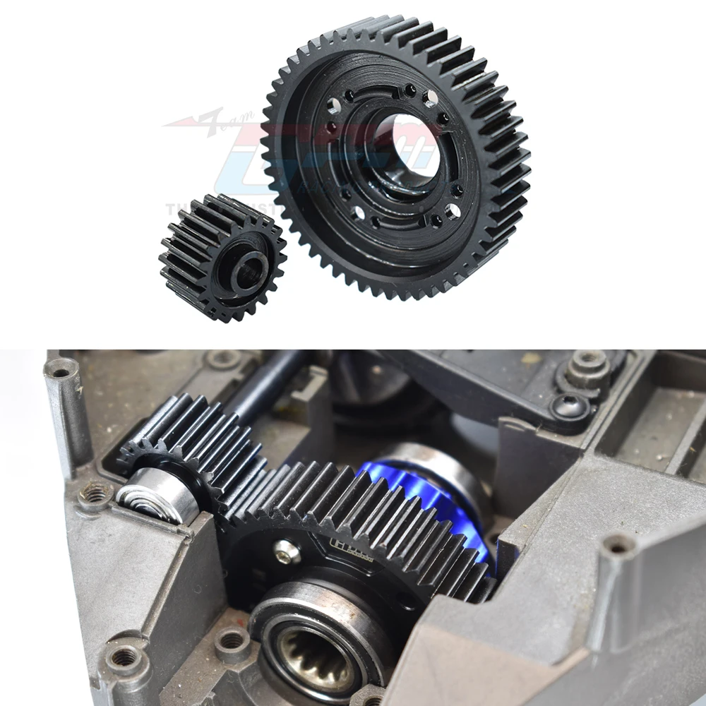 GPM Metal Steel Centre Differential 51T Output Gear+ 20T Input Gear  7784X+7785X for Traxxas 1/6 XRT
