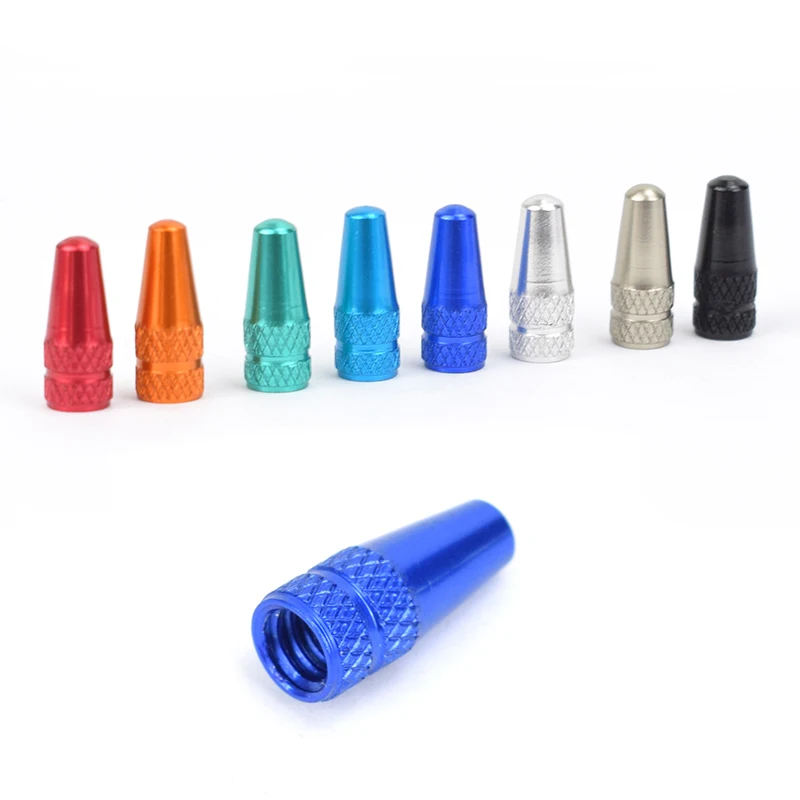 4/8pcs Aluminum Alloy Bicycle Tire Prest Valve Cap MTB Road Bike Covered Protector Road MTB Tyre