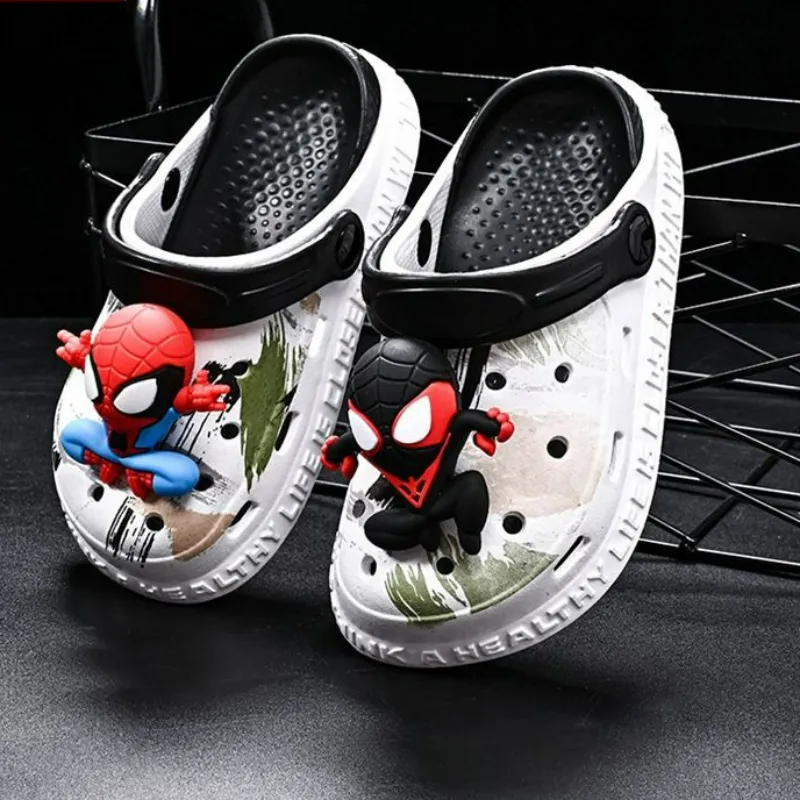 Children's Casual Shoes EVA Sandals Boys Girls' Cartoon Anti Slip Soft Sole Children's Beach White
