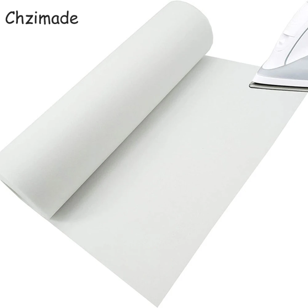 Chzimade 5Yards Interfacing Fabric Iron On Clothes Resin Lining For Bags Patchwork Lining Fabric