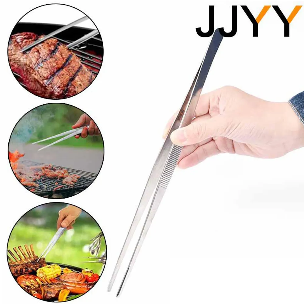 Multifunction Barbecue Tongs Food Tongs Food Clip Kitchen Gadgets Stainless Steel Churrasco Tweezers
