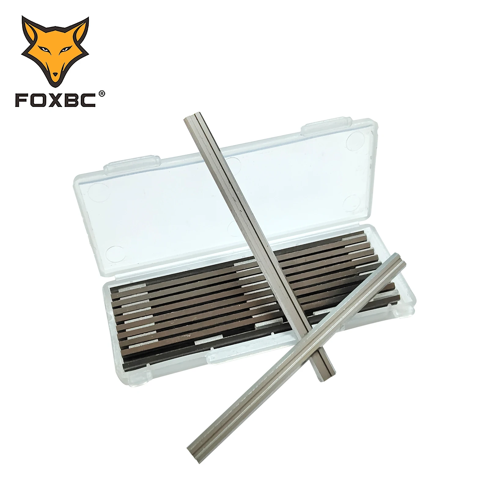 FOXBC 82mm HSS Planer Blades Knives for Bosch DeWalt Metabo Makita Trend and Elu Woodworking Power