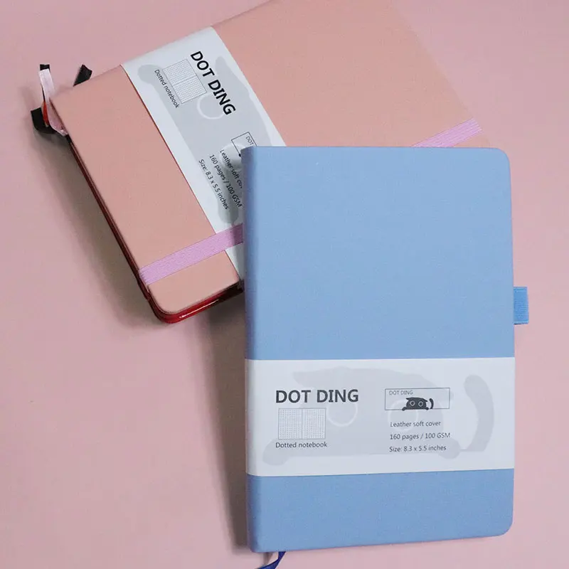 Dotted Bullet Notebook A5 100 GSM Journal Hardcover 160 Pages Ivory white paper Scrapbook Planner