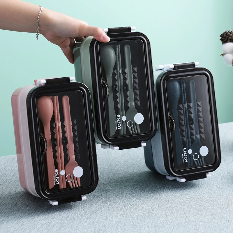 304 Stainless Steel Lunch Box Bento Box For School Kids Office Worker 2layers Microwae Heating Lunch