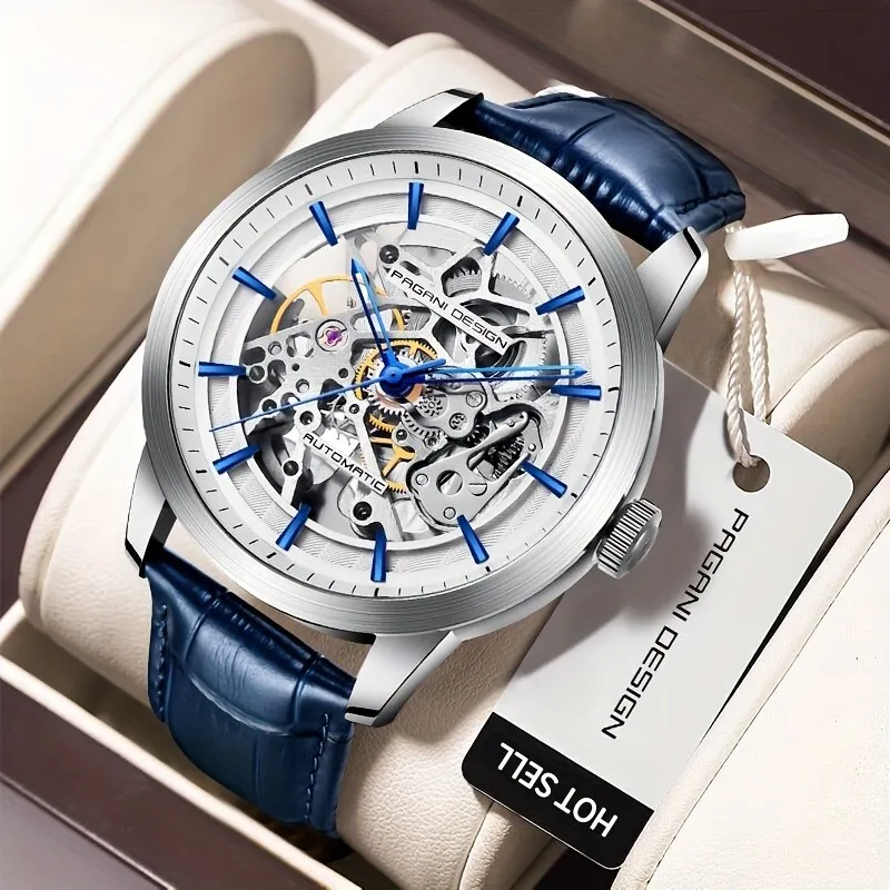 2024 PAGANI DESIGN New Men Luxury Automatic Mechanical Watch Stainless Steel Waterproof Sports