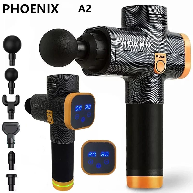 Phoenix A2 Massage Gun Muscle Relaxation Deep Tissue Massager Dynamic Vibrator Back Portable