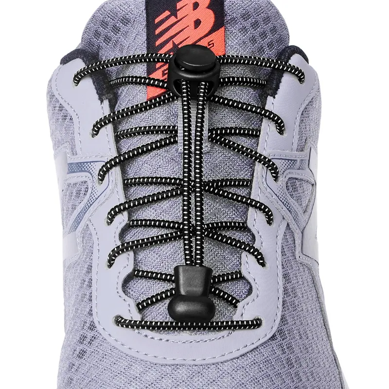 1Pair Shoelaces for Sneaker Elastic No Tie Shoe Laces Stretching Lock Lazy Laces Quick Rubber
