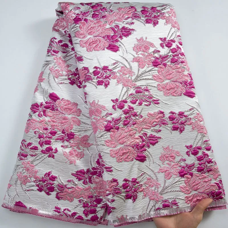 New Design Brocade Jacquard Lace Fabric 2023 High Quality African Fabric Lace French Lace Fabric For
