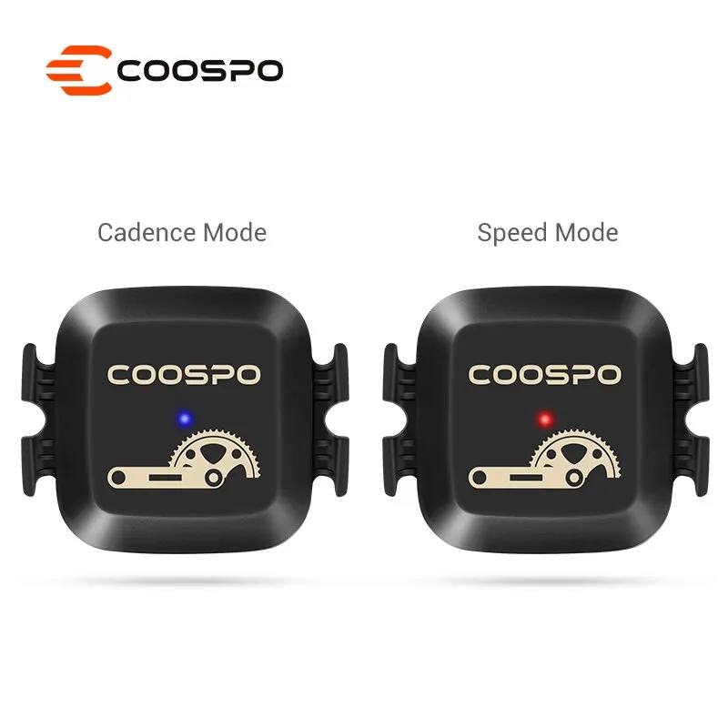COOSPO BK467 Cadence and Speed Sensor Dual Mode Rpm Monitor Bluetooth 4.0 ANT Road Bike For Wahoo