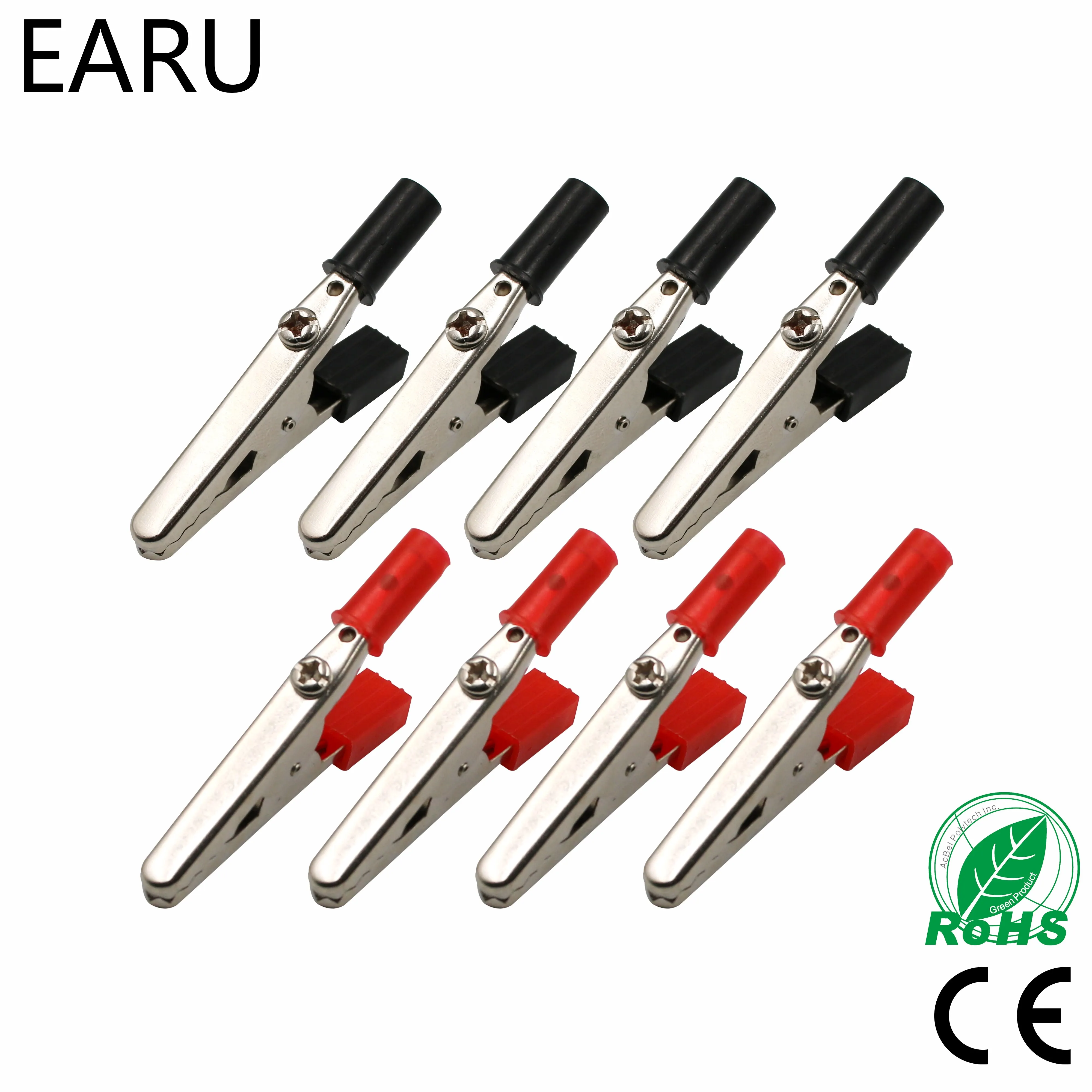 10 Pieces Metal Alligator Clips Test Clips, Electronic Product Test Clips With Screws And Solder