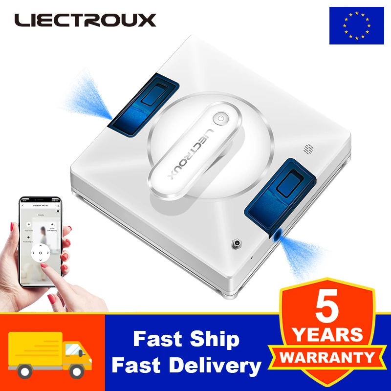 (promotiecode: AEEU55)Robotruitenreiniger Liectroux YW509,2-weg watersproeier,glazen vloer voor