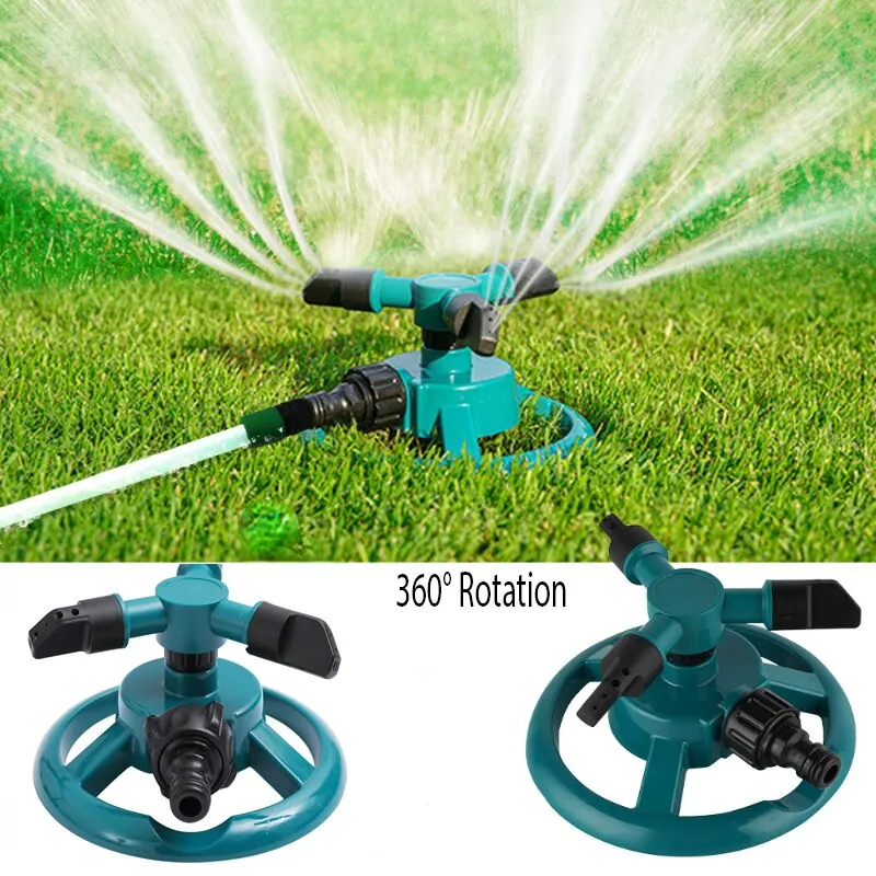 Sprinkler Nozzle 360 Degree Automatic Rotating Water Spray Garden Lawn Automatic Sprinkler Garden