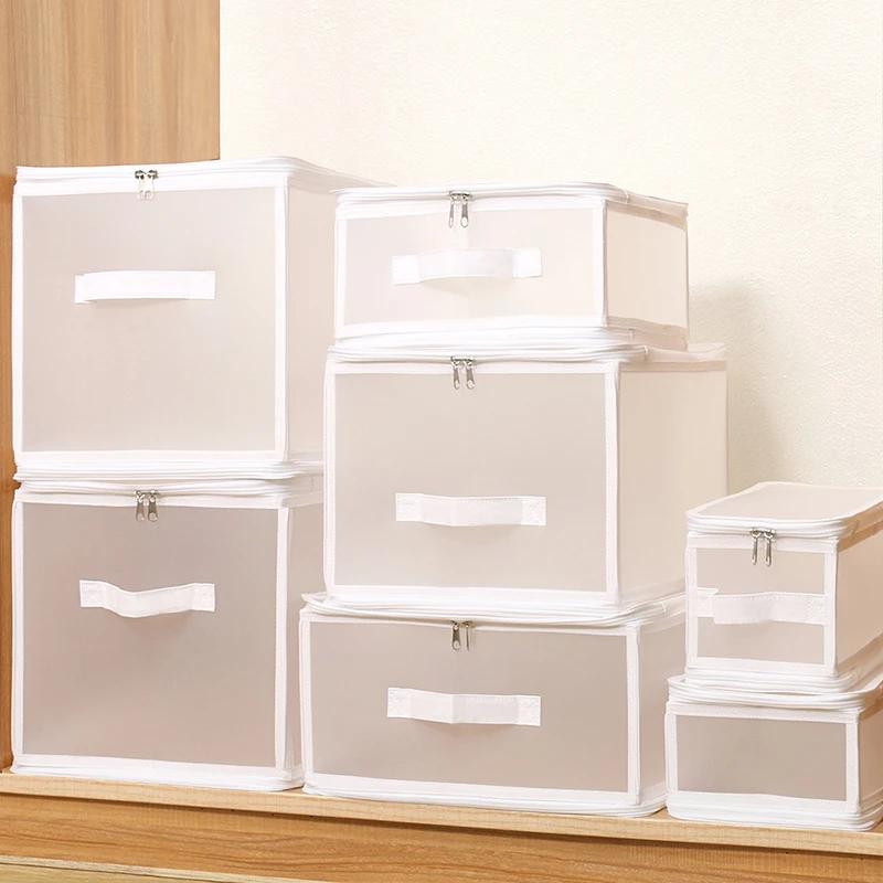 Folding Large Capacity Clothes Storage Bag Quilt Blanket Wardrobe Organizer Waterproof Dust Pouch
