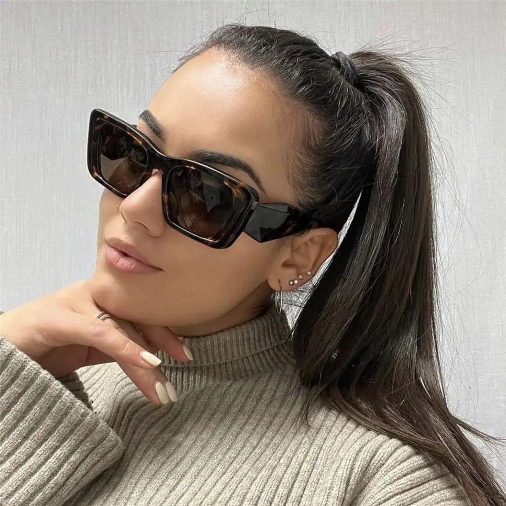 Fashion Square Sunglasses Woman Vintage Cat Eye Design Sun Glasses Female Male Personality Cool