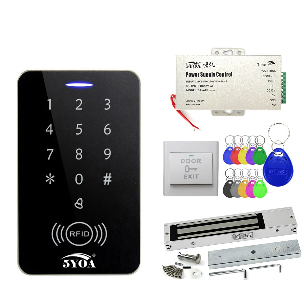 Access Control System Safe Electronic Gate Opener Home Garage Digital Set Eletric Magnetic RFID