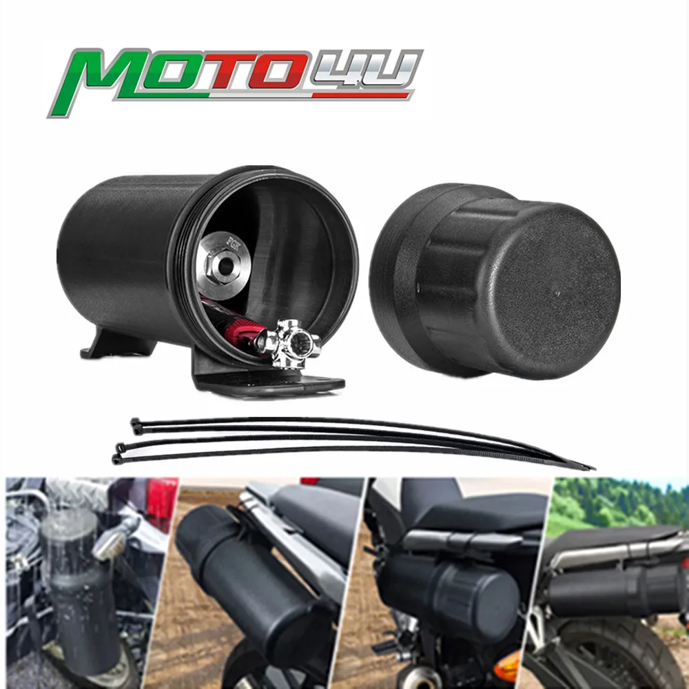 Universal 3 Size Motorcycle Tool Tube Accessories Waterproof Gloves Storage Box For BMW For Honda