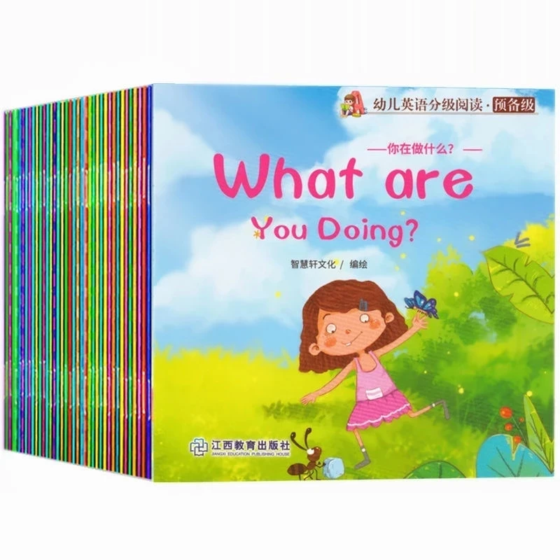 60 Books/Set Children's English Early Learning Picture Book Graded Reading Storybook Enlightenment