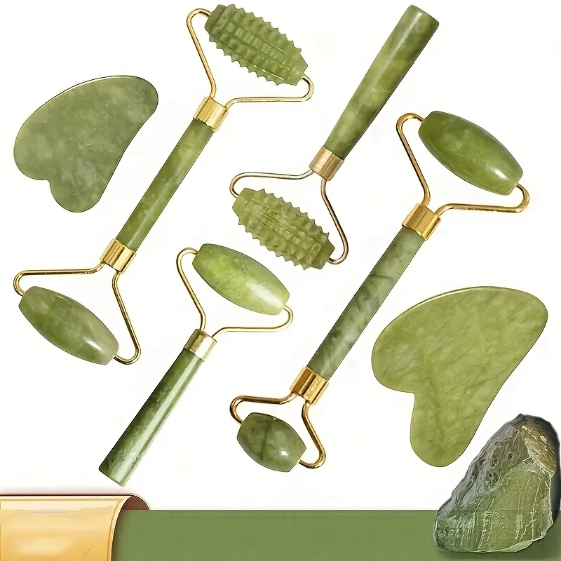 Gua Sha Face Massager Roller Jade Store Scraper Roller Massage for Facial Gouache Lift Body Slimming