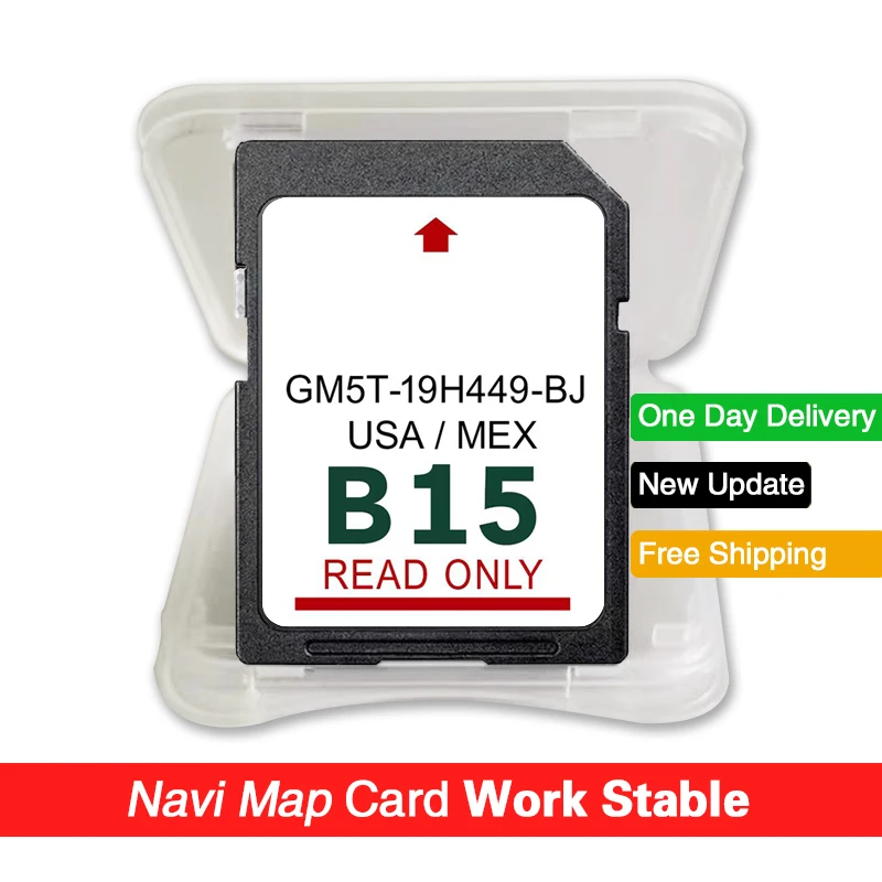 Karte USA Mex Version B15 für Ford Navigation GPS Sat Navi SD-Karte 32GB mit kostenlosem