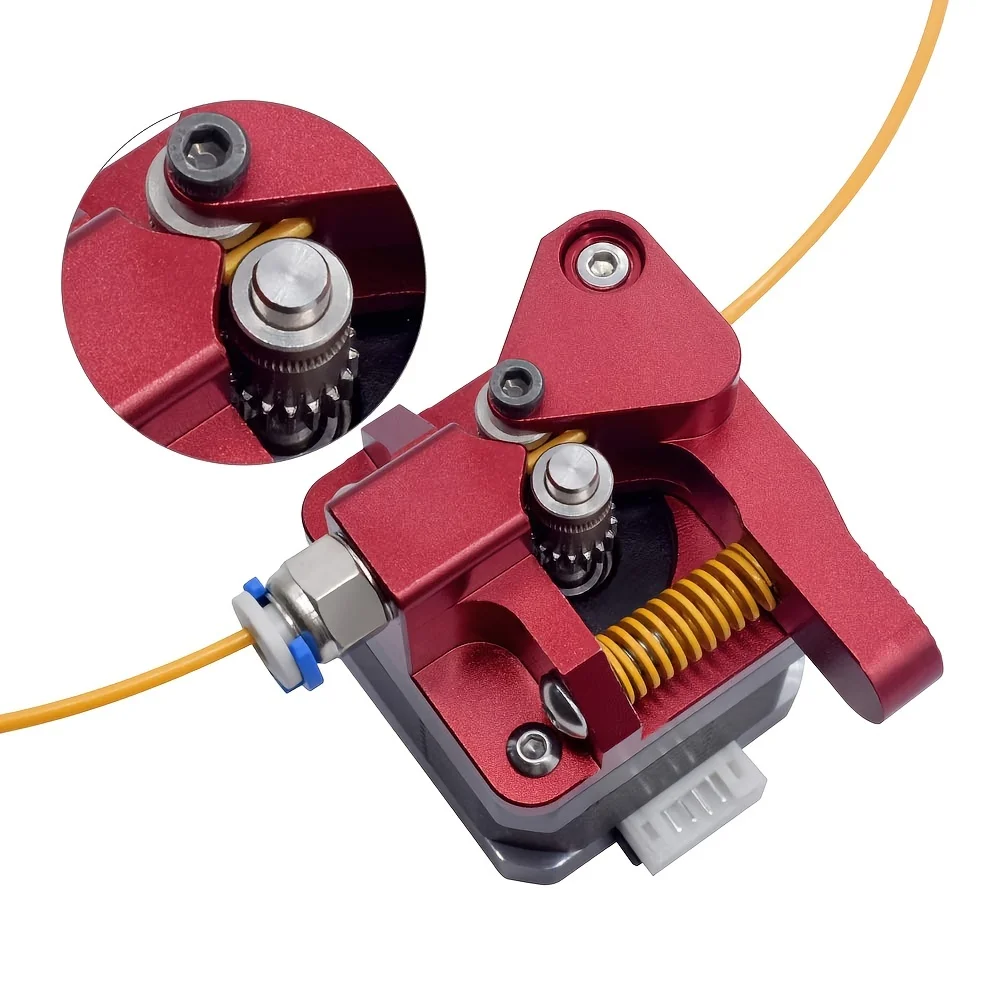 Dual Gear Extruder Ender 3 v2 Upgrade Motor Shaft 20mm, Compatible with Ender 3 Pro CR10 Series 3D