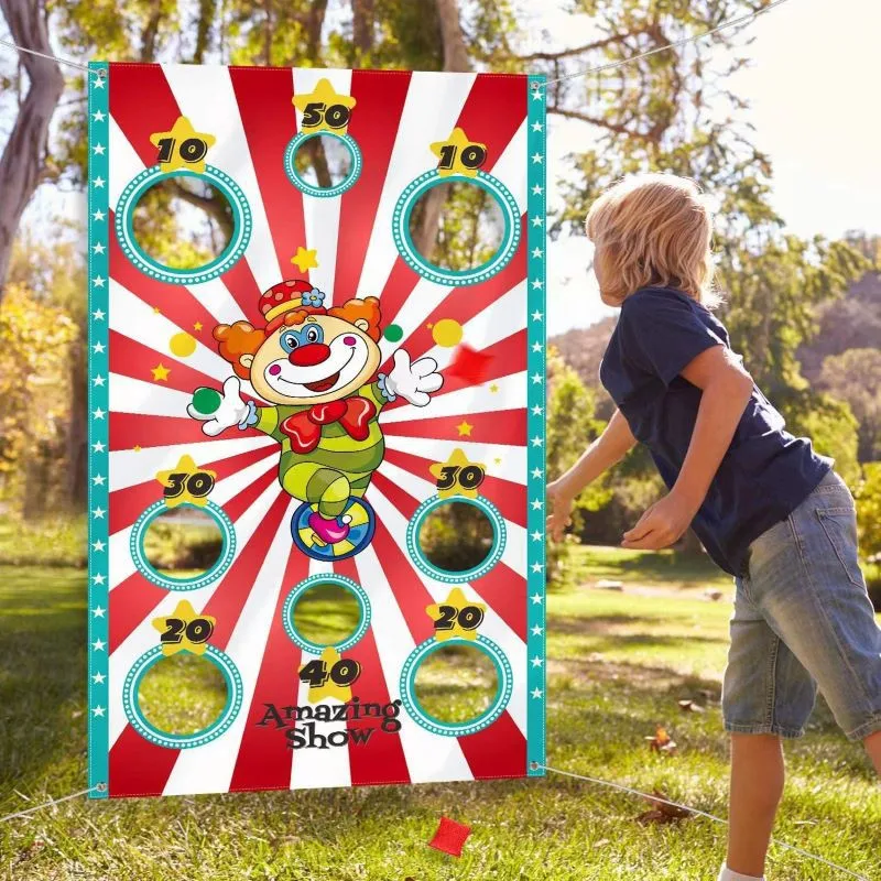 Funny Play Bean Bags Toy Game Safe Tossing Throwing Bags for Adults Children Outdoor Xmas Party