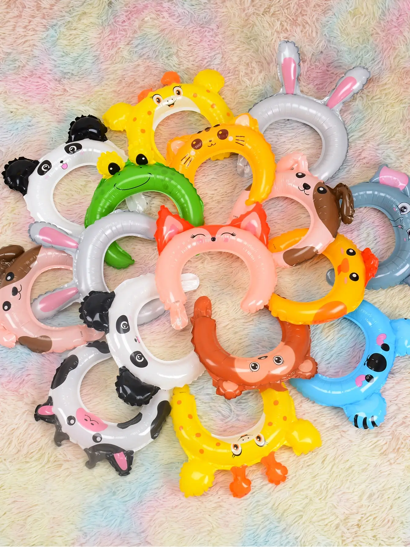 20pcs Mix Headband Balloon Cute Bear Rabbit Cartoon Balloon Kids Birthday Party Decoration Baby