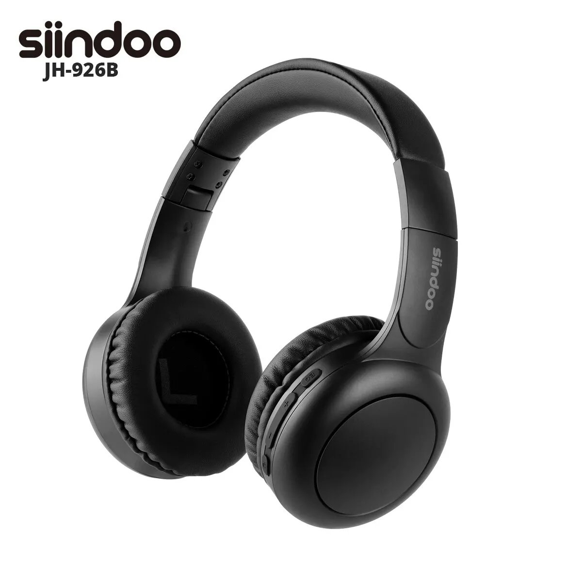 Siindoo JH-926B Wireless Bluetooth Headphones Over Ear Foldable Lightweight Headset with Mic 3 EQ