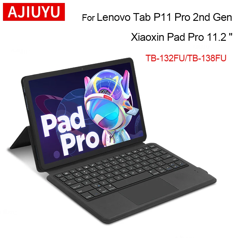 AJIUYU XiaoXin Pad Pro 2022 Tablet Keyboard Holder Case For Lenovo Tab P11 Pro 2nd Gen 11.2"