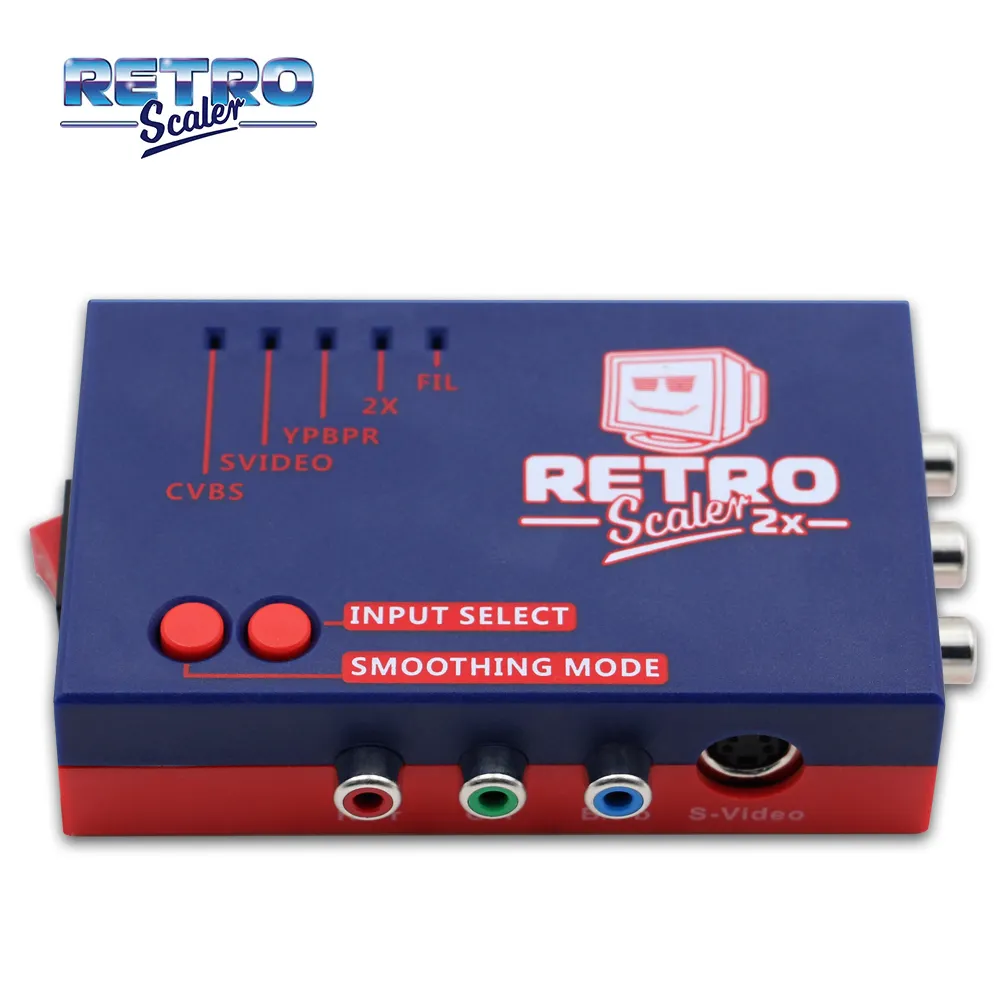 RetroScaler2x AV to HDMI-compatible Converter and Line-doubler For Retro Game Consoles PS2 N64 NES