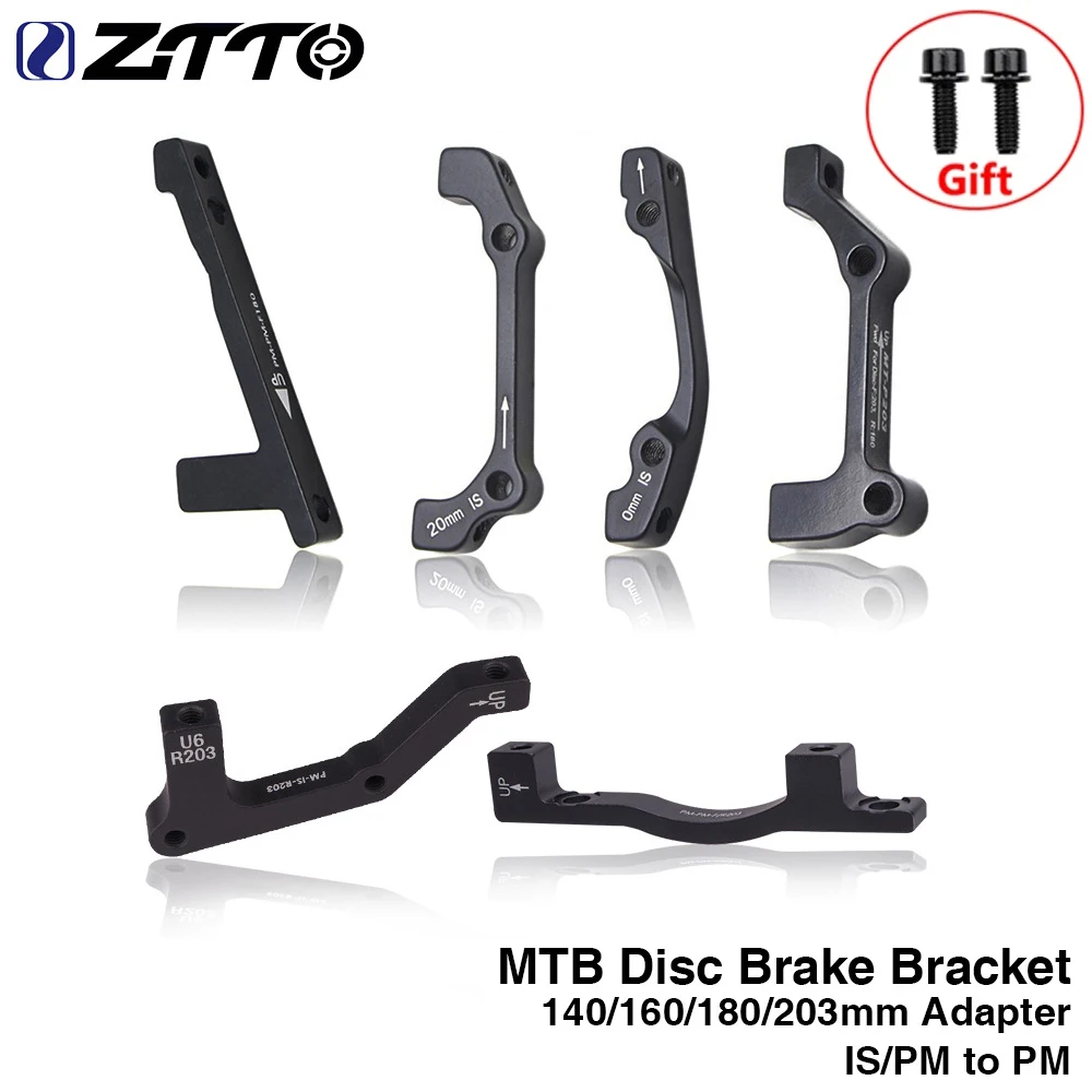 ZTTO Disc Brake Rotor Mount Adapter MTB Ultralight Bracket IS PM A B to PM A Bicycle Disc Brake