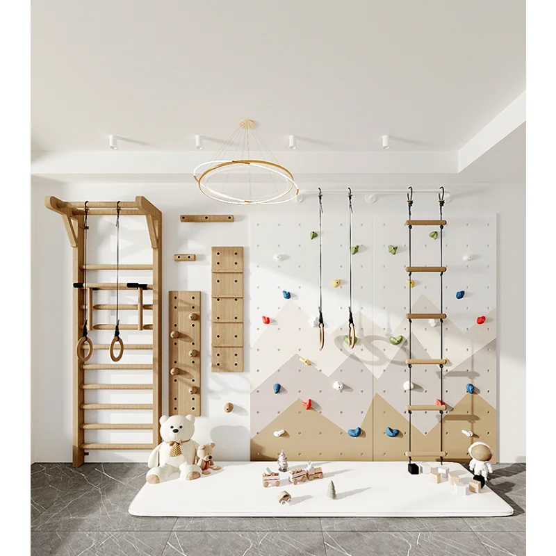 Children's Indoor Climbing Wall Home Climbing Wall Children's Room Amusement Park Family Physical