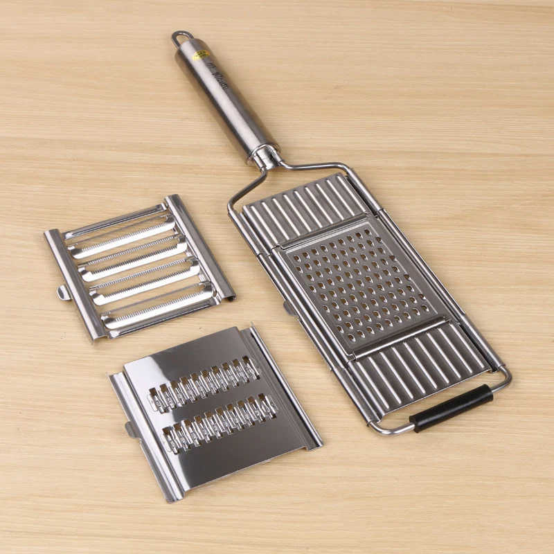 Shredder Cutter Stainless Steel Grater Portable Manual Vegetable Slicer Easy Clean Grater Multi