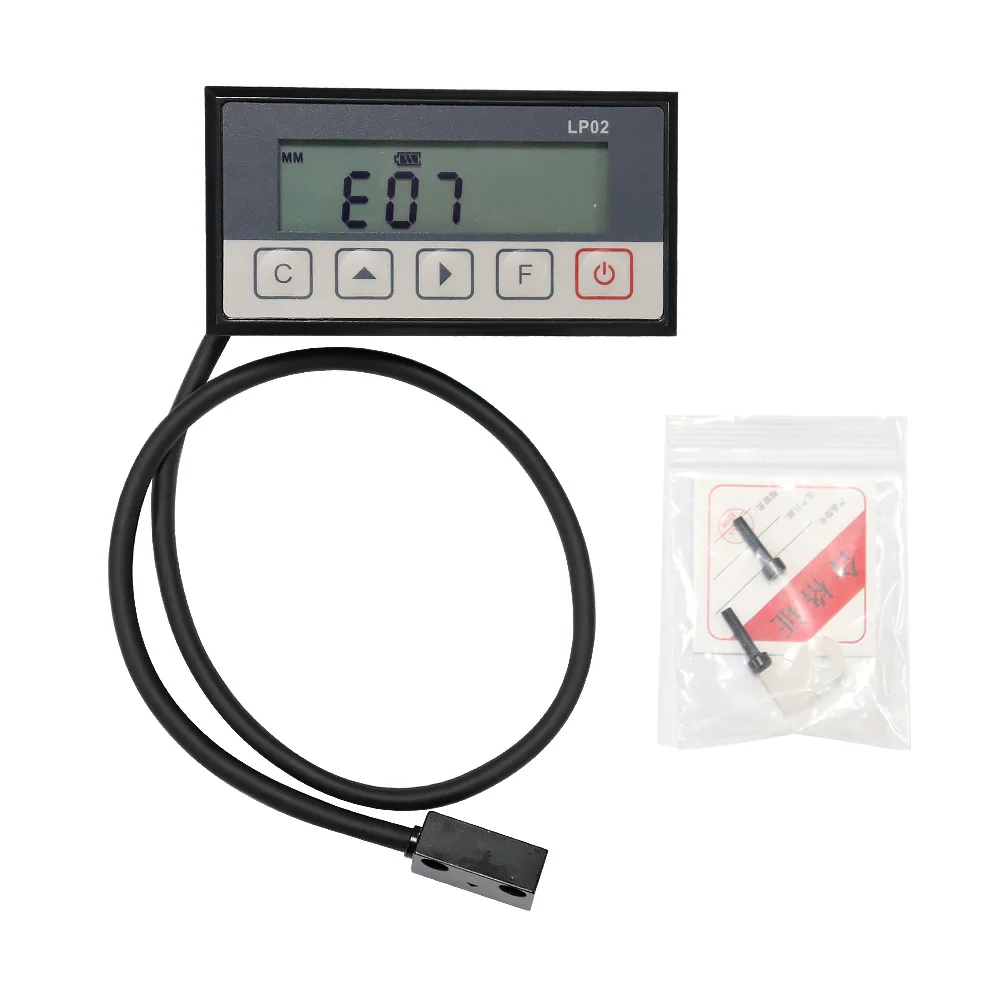 Digitales radout dro 7-bit lcd display lp02 magnetische skalen anzeige integriertes eingebettetes