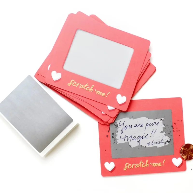 10pcs Scratch-off Cards Birthday Gift Love Coupons Anniversary DIY Gift for Her Valentine's Day