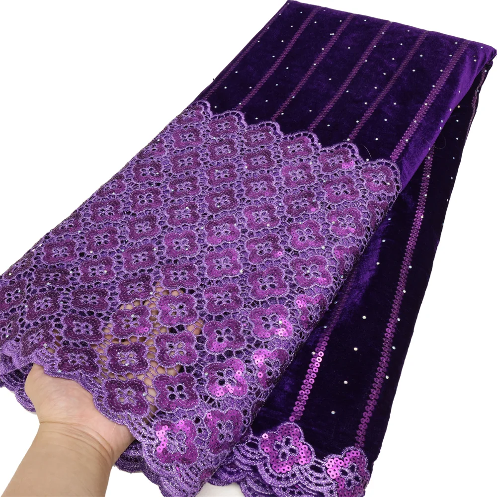Bestway Latest African Lace Fabric 5 Yards 2024 High Quality Swiss Embroidery Nigerian Robe