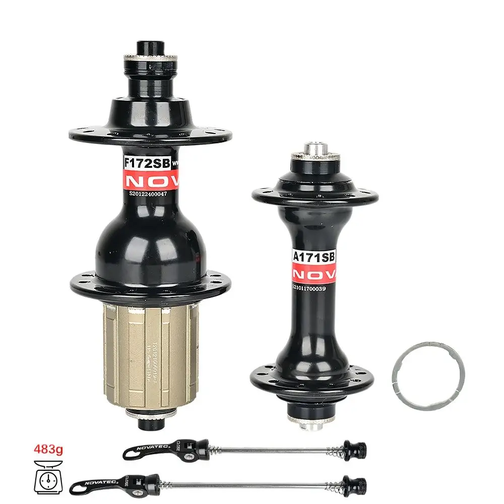 Novatec Rennrad nabe a171sb/f172sb vorne 20h hinten 24h Schnell verschluss klappbare Fahrrad naben